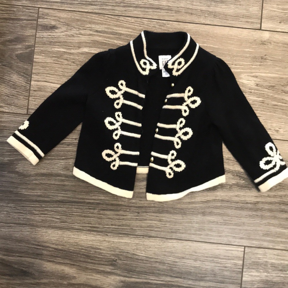 Baby Gap dress and knitted cardigan!! 3-6m